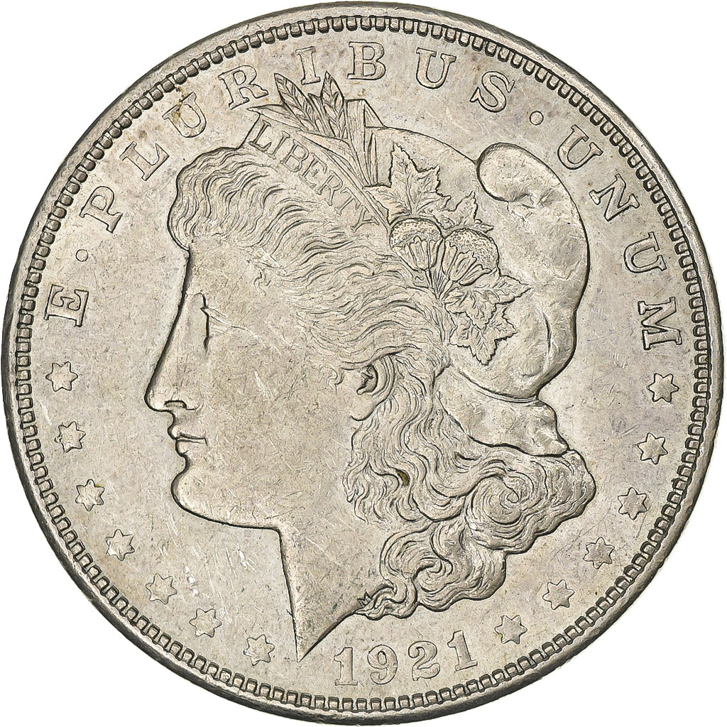 United States, Dollar, Morgan Dollar, 1921, Philadelphia, Silver, AU(50-53)