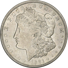 United States, Dollar, Morgan Dollar, 1921, Philadelphia, Silver, AU(50-53)