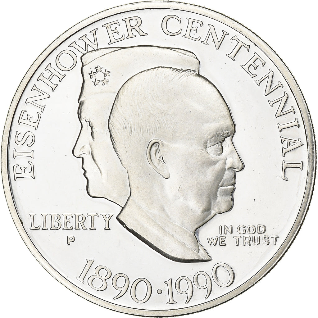 United States, Dollar, 1990, Philadelphia, Silver, MS(60-62), KM:227