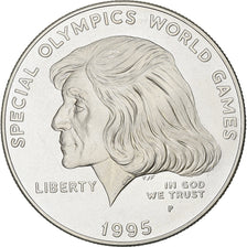 United States, Dollar, 1995, Philadelphia, Silver, MS(60-62), KM:266