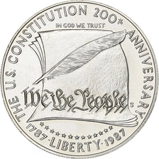 United States, Dollar, 1987, San Francisco, Silver, MS(60-62), KM:220