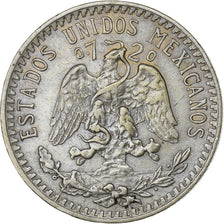 Mexico, 20 Centavos, 1928, Mexico City, Srebro, AU(55-58), KM:438
