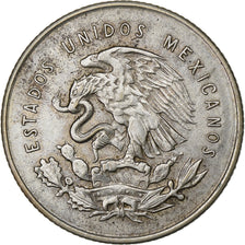 Mexico, 25 Centavos, 1953, Mexico City, Srebro, EF(40-45), KM:443