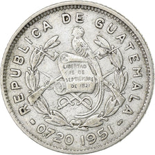 Guatemala, 5 Centavos, 1951, Guatemala City, Argent, TTB, KM:257.1