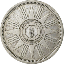 Iraq, 25 Fils, 1959, Royal Mint, Silver, EF(40-45), KM:122