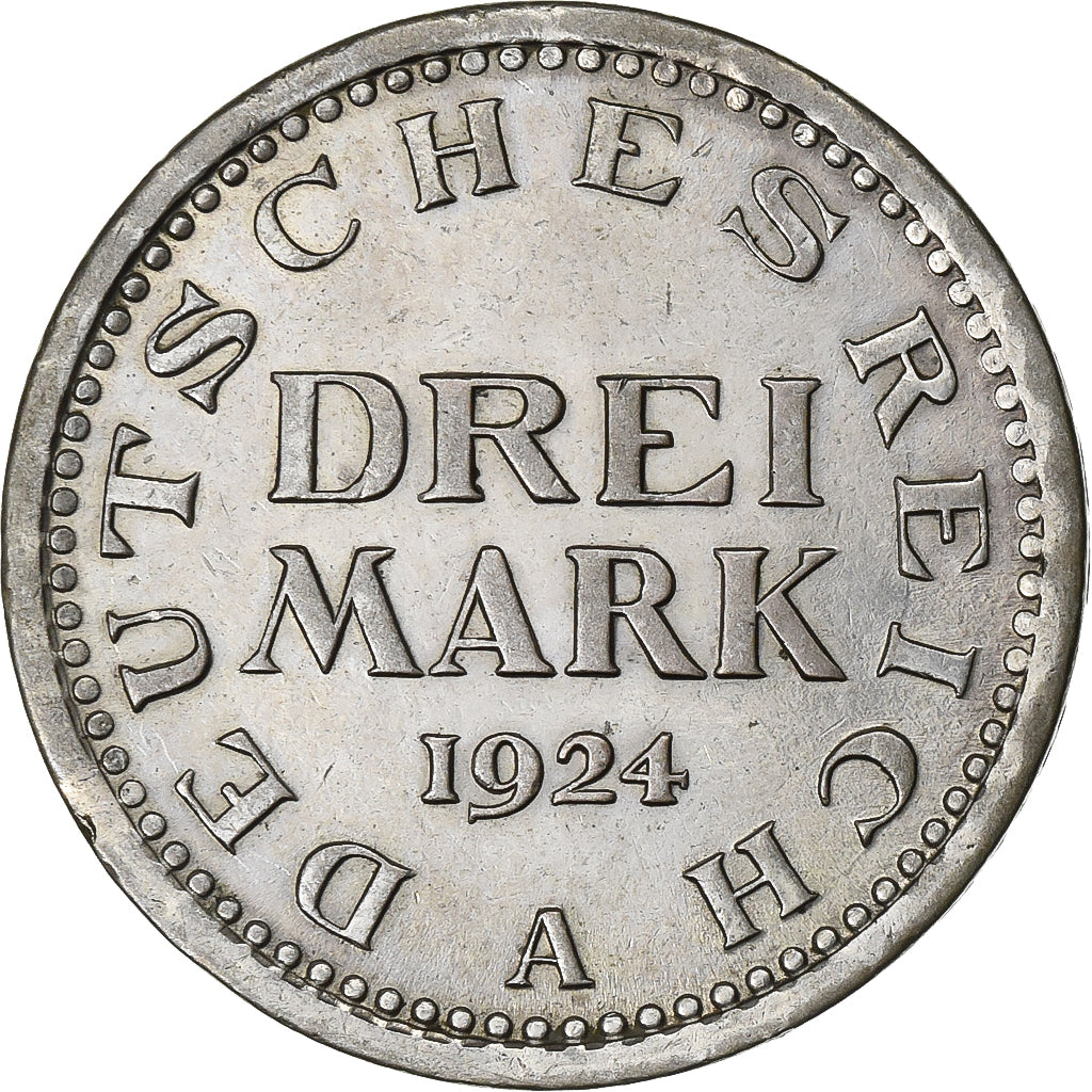 Germania, 3 Mark, 1924, Berlin, Argento, SPL-, KM:Pn258