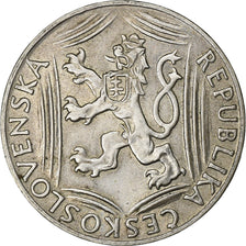 Tschechoslowakei, 100 Korun, 1948, Silber, SS, KM:27