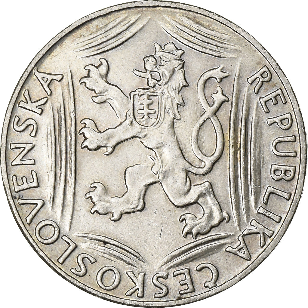 Czechoslovakia, 100 Korun, 1948, Silver, EF(40-45), KM:27