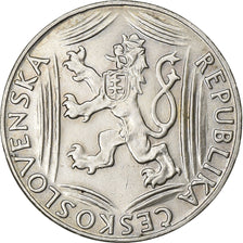 Czechoslovakia, 100 Korun, 1948, Silver, EF(40-45), KM:27