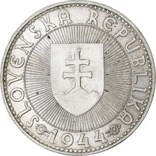 Slovakia, 10 Korun, 1944, Silver, EF(40-45), KM:9.2