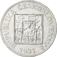 Tschechoslowakei, 10 Korun, 1931, Silber, SS, KM:15