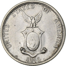 Philippines, 50 Centavos, 1945, San Francisco, Silver, EF(40-45), KM:183