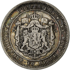 Bulgaria, Alexander  I, 2 Leva, 1882, Sofia, Silver, EF(40-45), KM:5