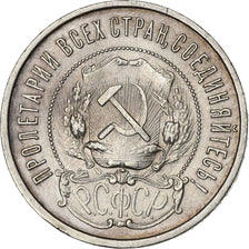 Russia, 50 Kopeks, 1922, Silver, EF(40-45), KM:83