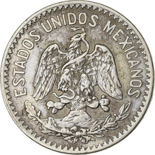 Mexico, 50 Centavos, 1917, Mexico City, Silver, AU(50-53), KM:445