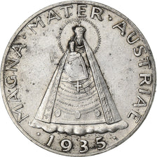 Austria, 5 Schilling, 1935, Vienna, Silver, EF(40-45), KM:2853