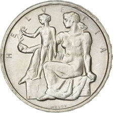 Switzerland, 5 Francs, 1948, Bern, Silver, EF(40-45), KM:48