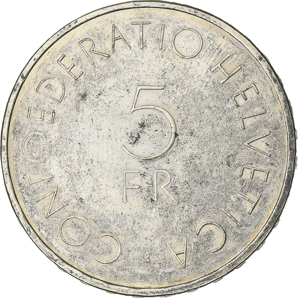 Switzerland, 5 Francs, 1963, Bern, Silver, EF(40-45), KM:51