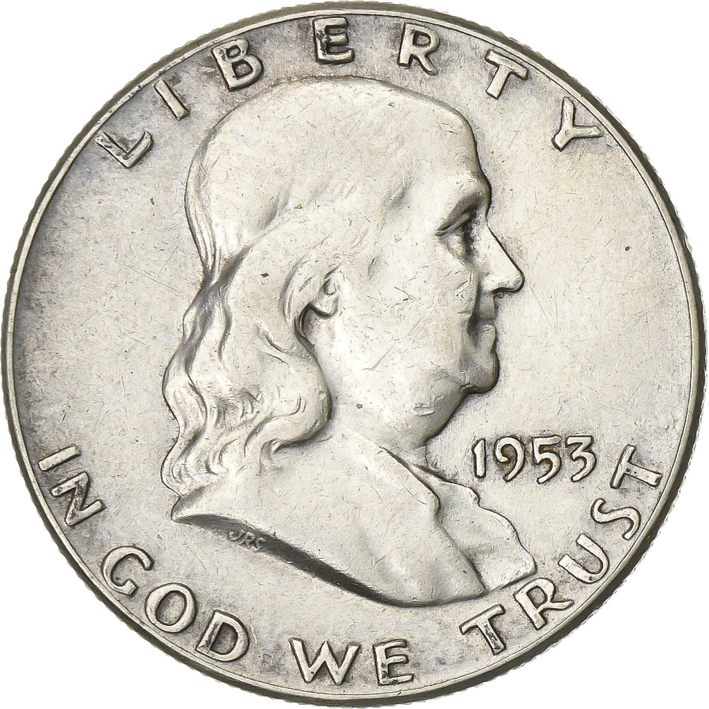 Vereinigte Staaten, Half Dollar, Franklin Half Dollar, 1953, Philadelphia