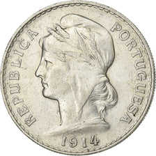 Portugal, 50 Centavos, 1914, Lisbon, Silver, EF(40-45), KM:561