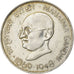 India, 10 Rupees, 1969, Mumbai, Silver, EF(40-45), KM:185