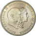 Denmark, Frederik IX, 5 Kroner, 1960, Copenhagen, Silver, AU(50-53), KM:852