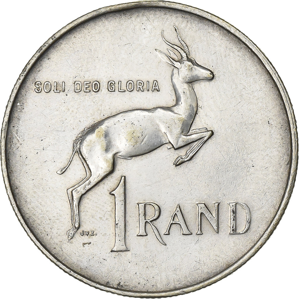 South Africa, Rand, 1967, Pretoria, Silver, EF(40-45), KM:72.1