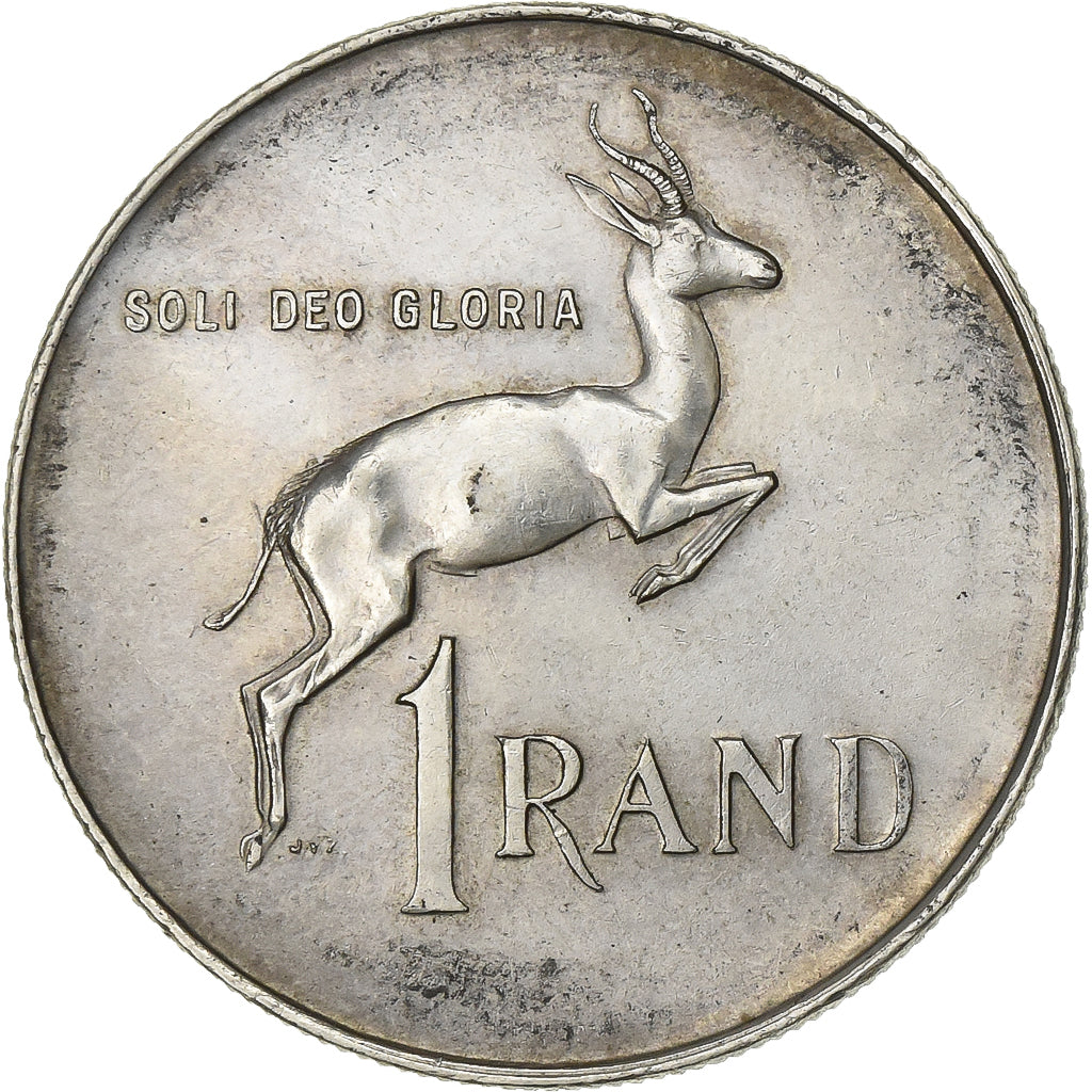 South Africa, Rand, 1966, Pretoria, Silver, EF(40-45), KM:71.2