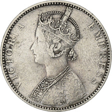 India, Victoria, Rupee, 1893, Bombay, Silver, EF(40-45), KM:492