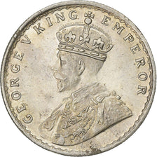 India, George V, Rupee, 1919, Calcutta, Silver, AU(50-53), KM:524