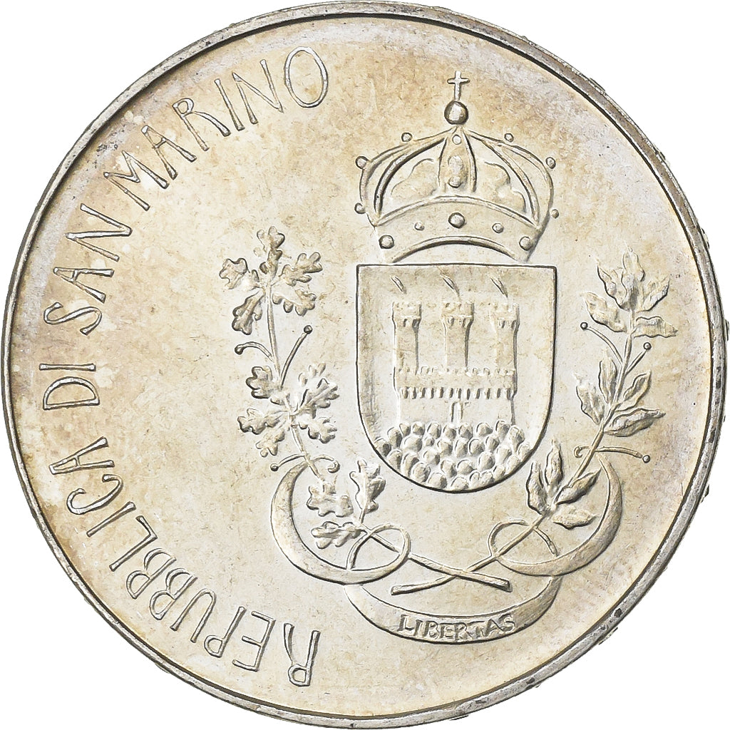 San Marino, 500 Lire, 1981, Silver, MS(63), KM:124