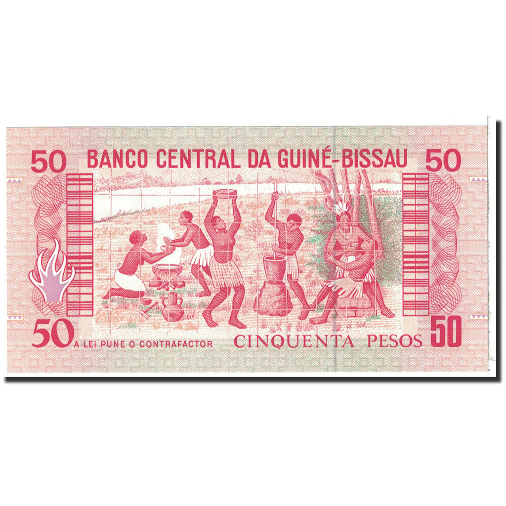 Banknote, Guinea-Bissau, 50 Pesos, 1990, 1990-03-01, KM:10, UNC(65-70)