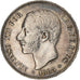 Spain, Alfonso XII, 5 Pesetas, 1885, Madrid, Silver, AU(55-58), KM:688