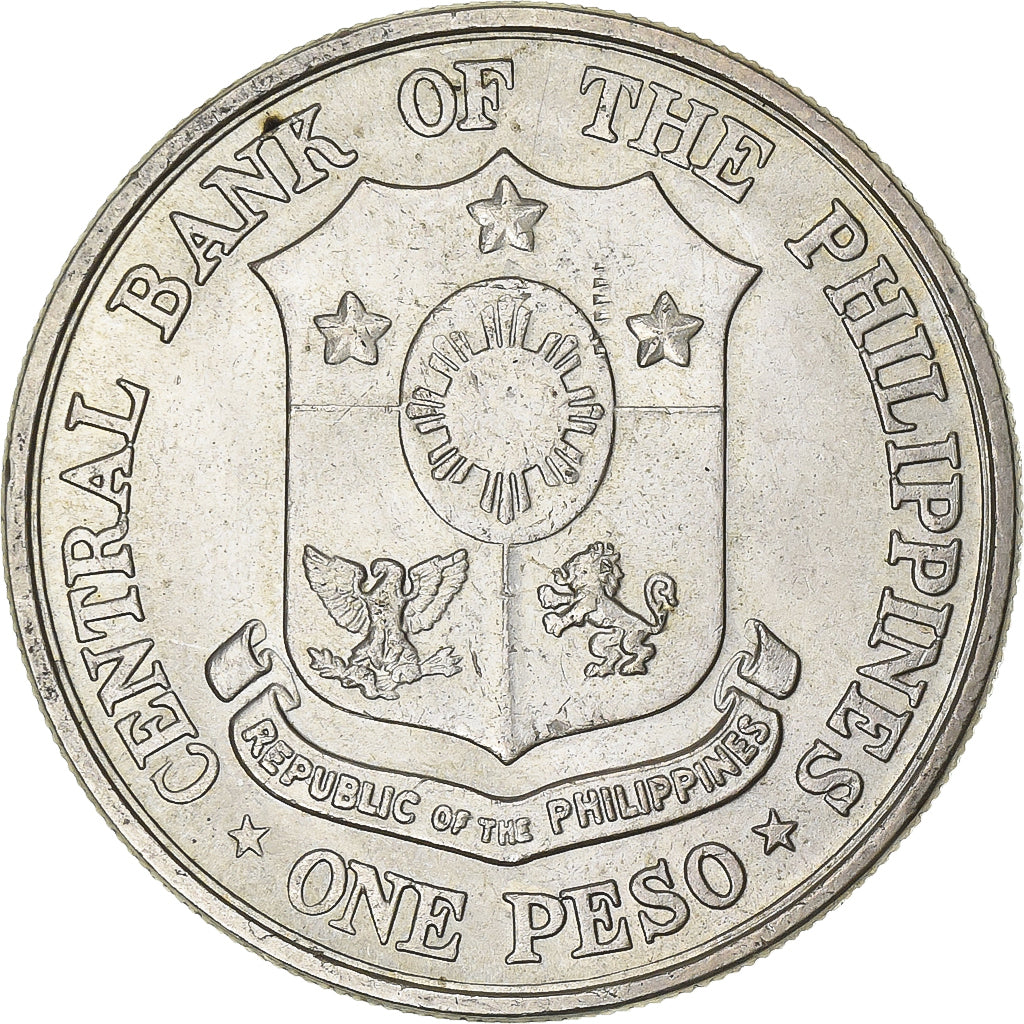 Philippines, Peso, 1961, Manila, Silver, AU(50-53), KM:192