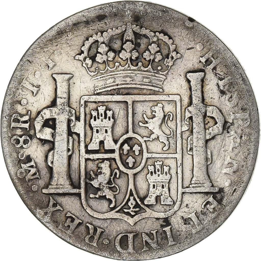 Mexico, Ferdinand VII, 8 Reales, 1820, Mexico City, Silver, VF(20-25), KM:111