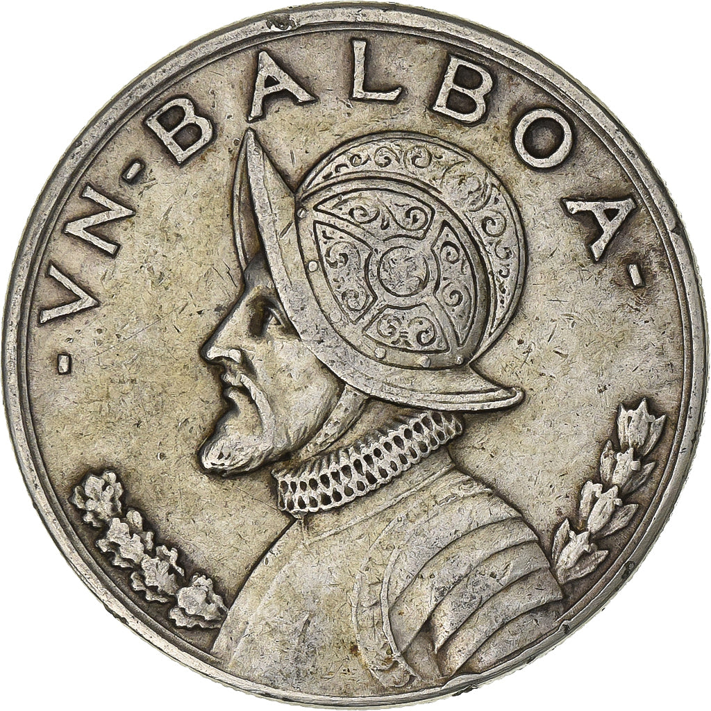 Panama, Balboa, 1931, Franklin Mint, Argento, BB, KM:13