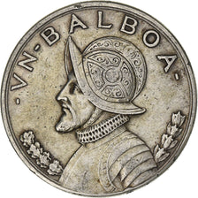 Panama, Balboa, 1931, Franklin Mint, Argento, BB, KM:13