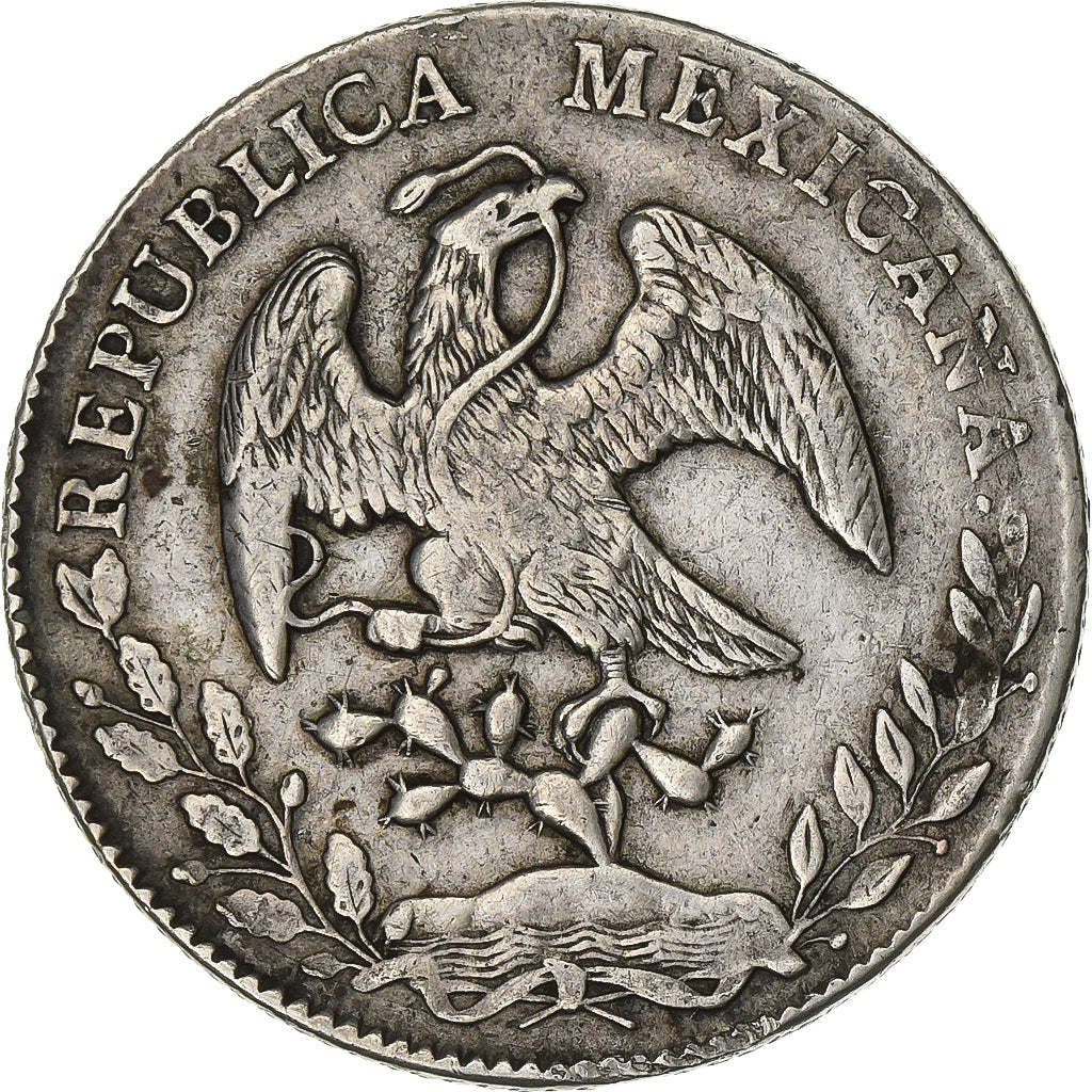 Mexiko, 8 Reales, 1882, Zacatecas, Silber, SS, KM:377.13