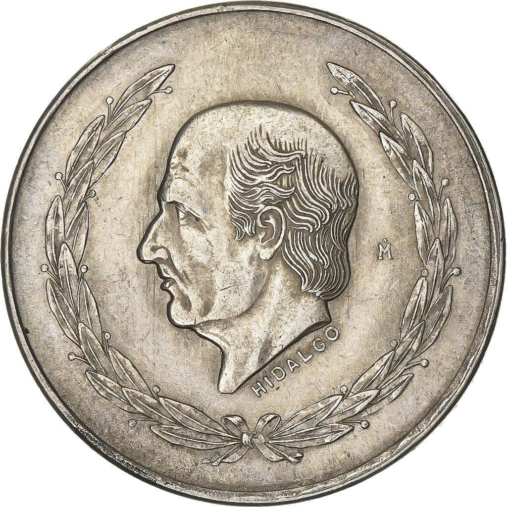 Mexico, 5 Pesos, 1953, Mexico City, Silver, AU(50-53), KM:467