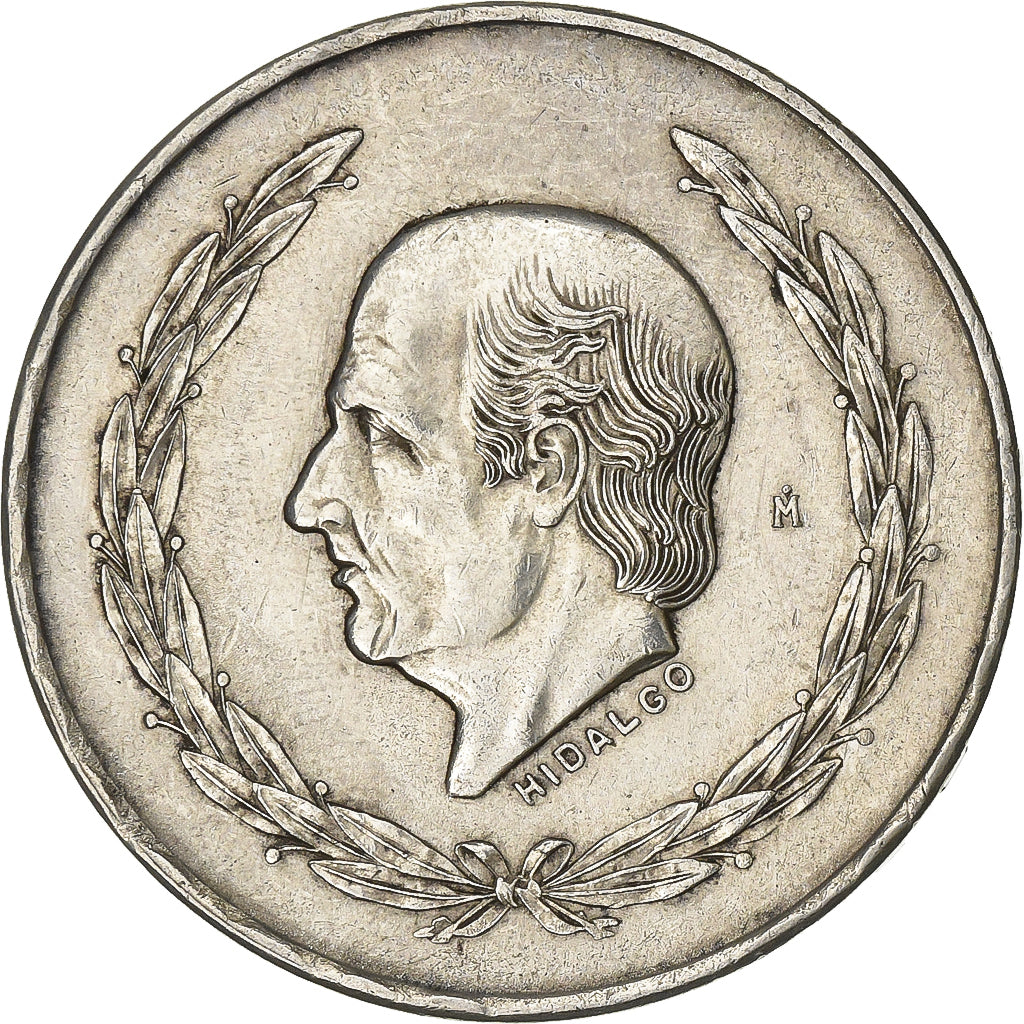 Messico, 5 Pesos, 1953, Mexico City, Argento, BB, KM:467