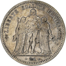 France, 5 Francs, Hercule, 1848, Strasbourg, Argent, TB+, KM:756.2