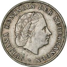 Netherlands Antilles, Juliana, Gulden, 1952, Utrecht, Silver, EF(40-45), KM:2