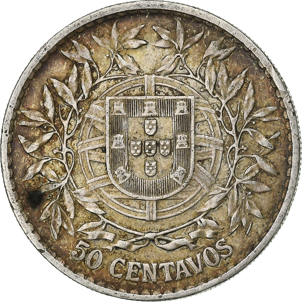 Portugal, 50 Centavos, 1912, Lisbonne, Argent, TTB, KM:561