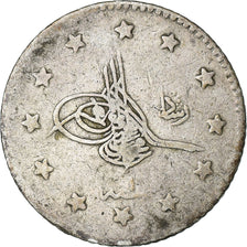 Turkey, Muhammad V, Kurush, 1910/AH1327, Qustantiniyah, Silver, VF(30-35)