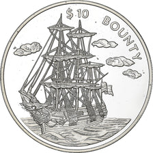 Liberia, 10 Dollars, 1999, Srebro, MS(65-70)
