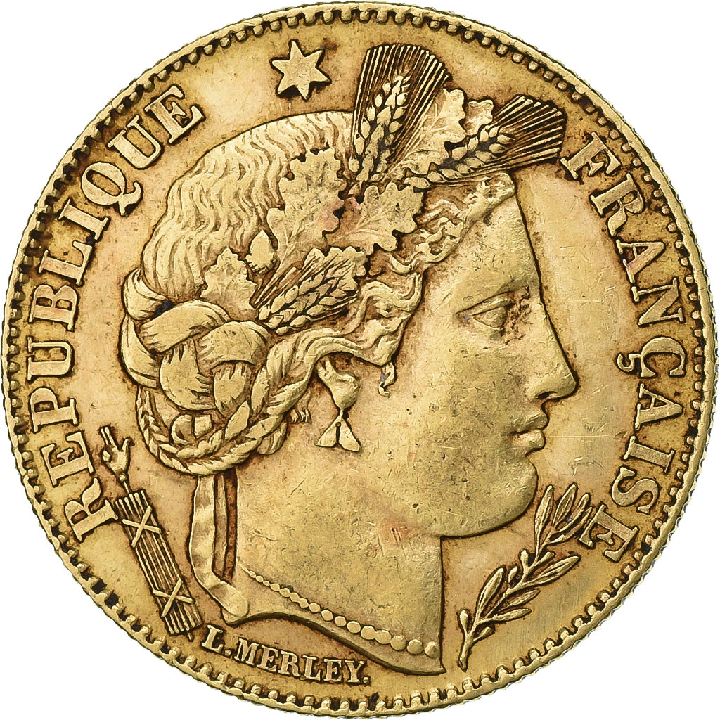 France, 10 Francs, Cérès, 1899, Paris, Gold, AU(50-53), KM:830