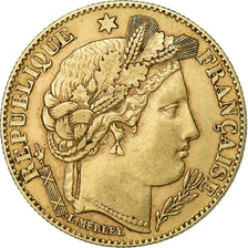 France, 10 Francs, Cérès, 1899, Paris, Gold, AU(50-53), KM:830