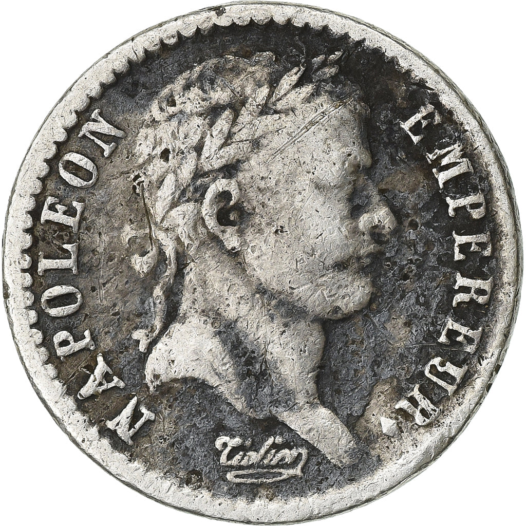 Francia, 1/2 Franc, Napoléon I, 1811, Nantes, Plata, BC+, KM:691.13