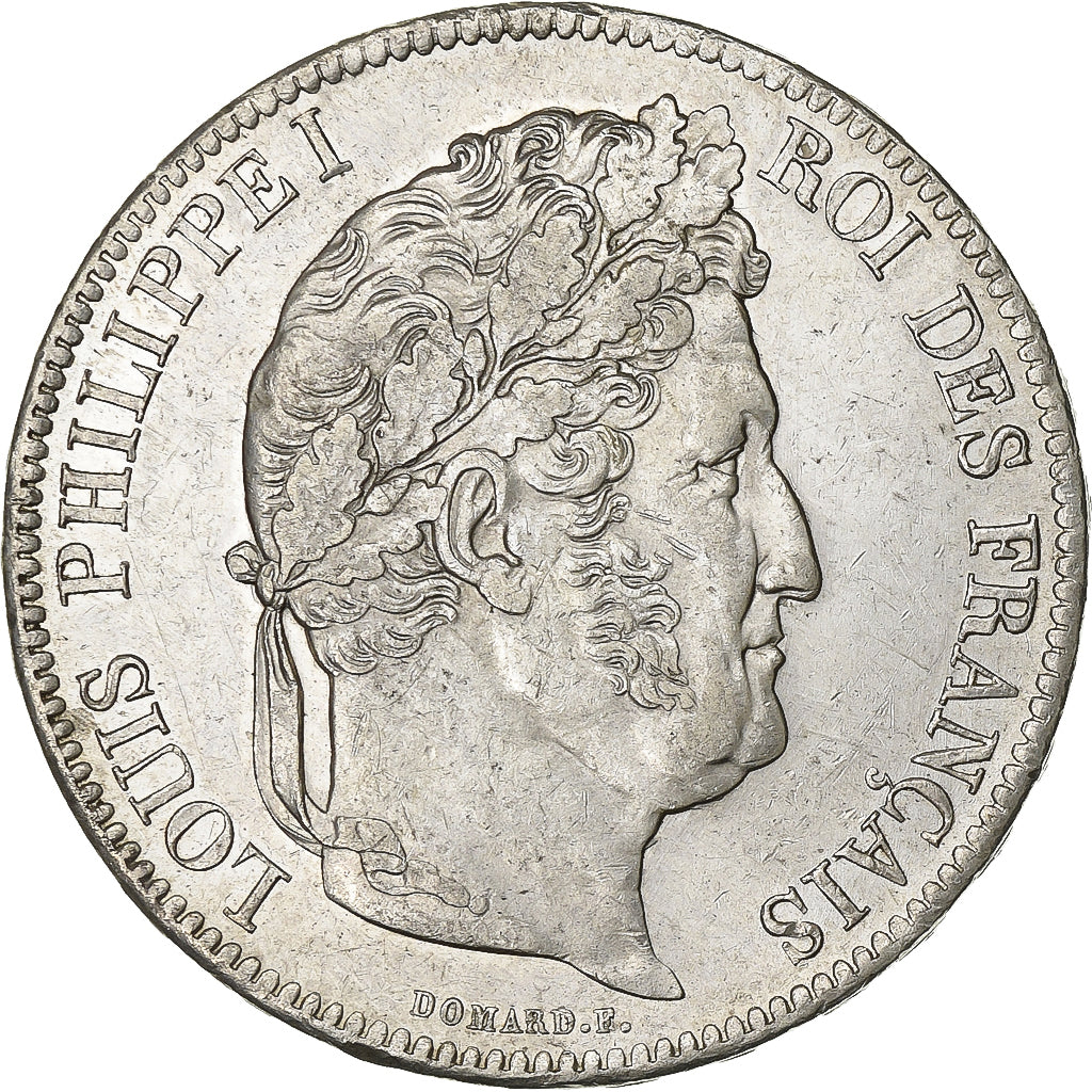 France, 5 Francs, Louis-Philippe, 1833, Paris, Silver, EF(40-45), KM:749.1
