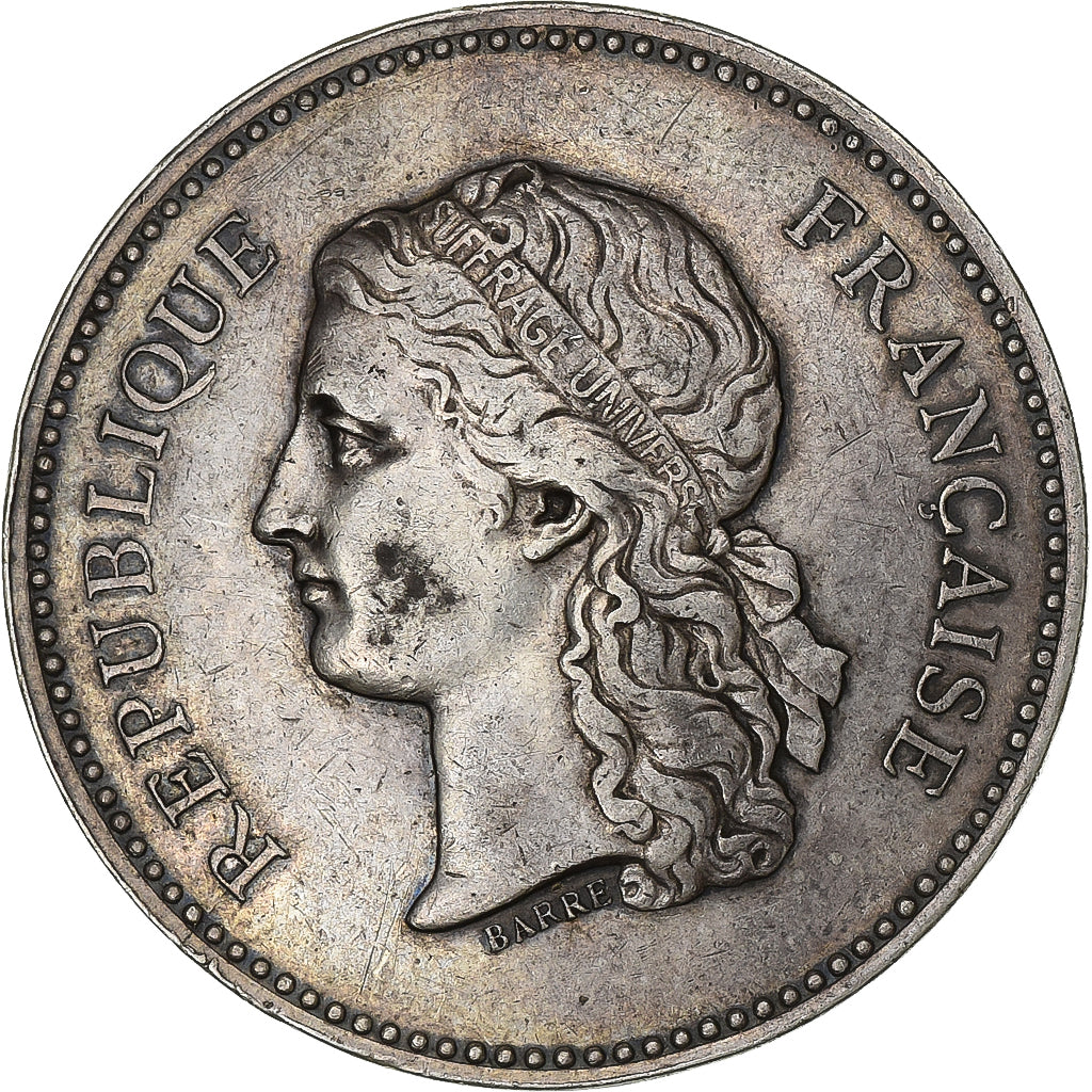 Frankreich, Medaille, COMICE VITICOLE ET AGRICOLE DE LIBOURNE, Silber, Barre, SS